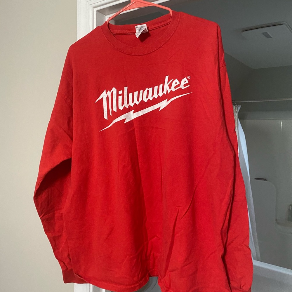 Milwaukee power tools long sleeve